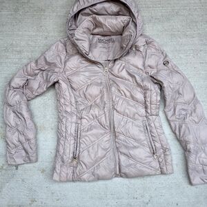 Michael Kors Women's Quilted Jacket - Light Pink